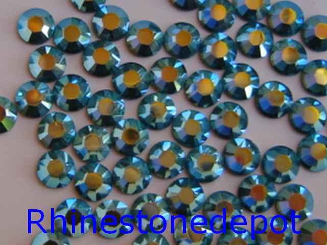 72 pieces 20ss BLUE ZIRCON AB Preciosa Maxima Rhinestones