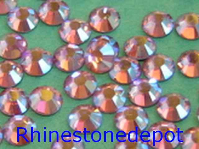 144 pieces 12ss LT ROSE AB Preciosa Maxima Rhinestones
