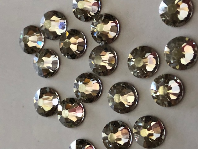 Preciosa MAXIMA Spike Cone Hot Fix Rhinestones SS29 Black Diamond