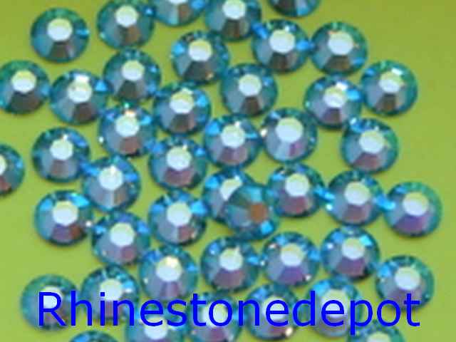 144 pieces 10ss BLACK DIAMOND AB Swarovski HOTFIX Rhinestones