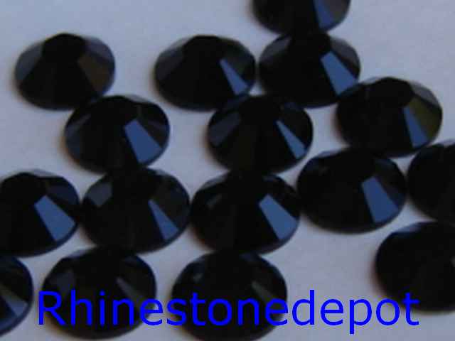 144 pieces 12ss JET BLACK Preciosa Maxima Rhinestones