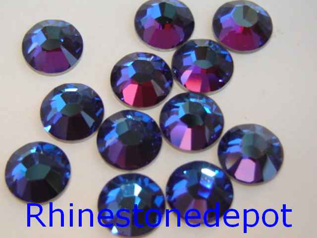 72 pieces 20ss MERIDIAN BLUE Swarovski HOTFIX Rhinestones