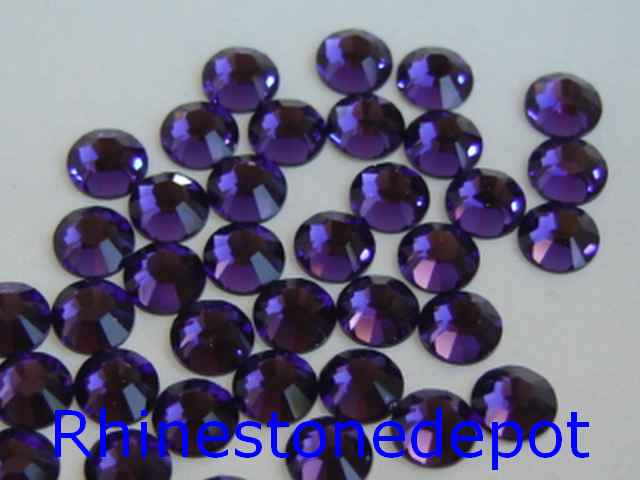 144 pieces 12ss PURPLE VELVET Preciosa Maxima HOTFIX Rhinestone
